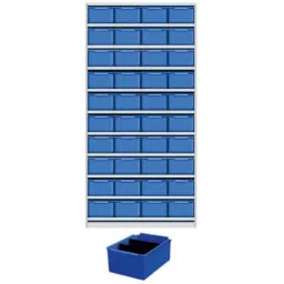 Universal 900kg 11 Shelves Steel &a; Plastic Light Grey Storage Rack, UMASU29-picture-24