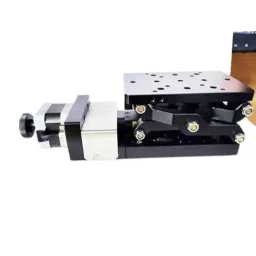 Labsoul 80x120mm Aluminum Alloy Motorized Precision Vertical Stage Lab Jack, BY-64-32