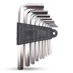Hillgrove 9 Pcs Carbon Steel Full Hex Allen Key Set, HGCM850-23