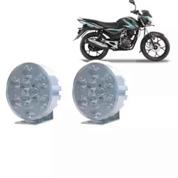 Cartronics 9 Led Small Round Auxiliary Bike Fog Lamp Assembly White for Bajaj Discover 125 Dts-I, CAR-0R43P1-picture-48