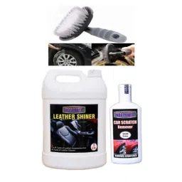 Indopower Ff1103 Leather Shiner, Scratch Remover, All Tyre Cleaning Brush Kit, AHh1107-image-65