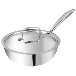 Vinod Platinum 22cm Induction Friendly Deep Frypan with Lid, PTDF22 (Pack of 2)-11