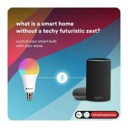 Zunpulse B22 10W Aluminium &a; Plastic Wifi Enabled Smart LED Bulb image 5
