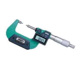 Insize Digital Spline Micrometer, 5xDia2mm, Range: 50-75 mm/2-3 inch, 3533-75A-12