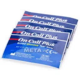 On Call Plus G133-110 100 Pcs Glucometer Strips Box-6