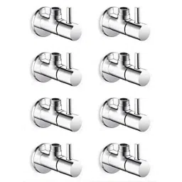 10X Brass Flora Chrome Plated Angle Cock (Pack of 8)-image-81