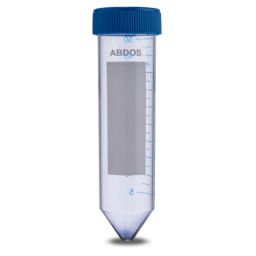 Abdos 500Pcs 50ml Red Cap Centrifuge Tubes Conical Bottom, P10443-11
