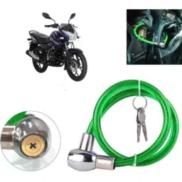 Auto Pearl PVC &a; Plastic Green Heavy Duty Cable Lock for Discover 150 s, 388-picture-33