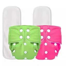 Fastgear Cotton Reusable Baby Diaper with Insert Pad, FG2673, Size: Medium-image-100