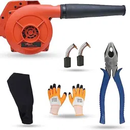 Hillgrove 800W Plastic Red Electric Air Blower with Carbon Brushes, Gloves &a; 8 inch Plier, HGCM1128-image-33
