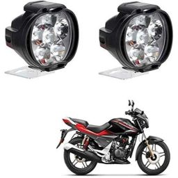 Love4ride 6 LED Shilon Black Waterproof Spot Beam Pod Work Fog Light with Handle Bar Switch image 3
