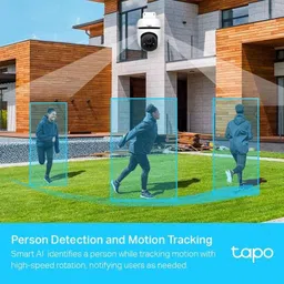 TP-Link Tapo C500 2MP 1080P Full HD Outdoor PT Smart Wifi Camera with 2-Way Audio, 360  Coverage, Night Vision, Support Alexa &a; Google Assistant image 3
