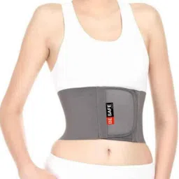 Besafe Forever Neoprene Grey Rib Support Chest Binder Compression Brace, GRBG03, Size: XXL-picture-13