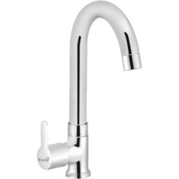 Prestige Admire Brass Chrome Finish Swan Neck Sink Cock-image-58