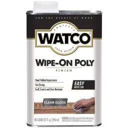 Rust-Oleum Watco 68041 946ml Polyurethane Clear Gloss Wipe On Poly Wood Varnish-picture-15