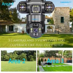 Cybernautt X10A 12MP 128GB Solar Powered 4G Sim Battery CCTV Camera with AI Tracking &a; 360 deg Coverage image 4
