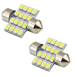 AOW 2X16 SMD LED Interior Car Roof Light/Dome Light for -Volkswagen Jetta(White) Pack of 2-image-54