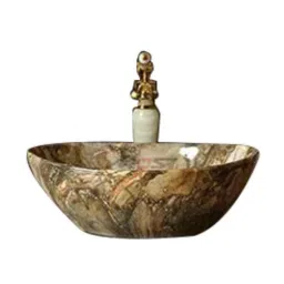 Uken NC-166 34x41x14.5cm Ceramic Green Table Top Wash Basin-picture-18