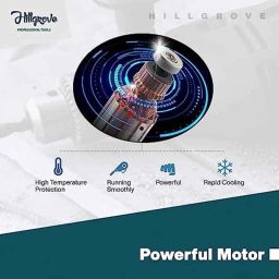 Hillgrove 1200W Forward &a; Reverse Rotation Hammer Impact Drill Machine with 5 Pcs SDS Plus Bit &a; Scissior, HGCM1239 image 5