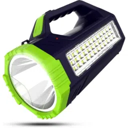 Pick Ur Needs 100W 36 SMD Green &a; Black Rechargeable Torch Cum Emergency Light, RL-7133-picture-0