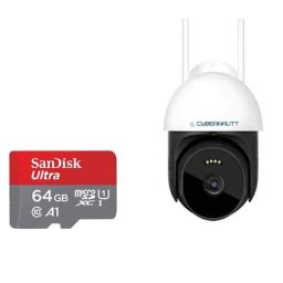 Cybernautt K3O 3MP Full HD PT 4G Sim Camera with Night Vision 4 LED, AI Motion, Detect, IP66 Weather Proof, 2 Way Audio &a; Free 64GB Memory Card-16