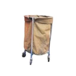 Acme 900mm Stainless Steel Soiled Linen Trolley with Canvas Bag, Acme-2070A-6