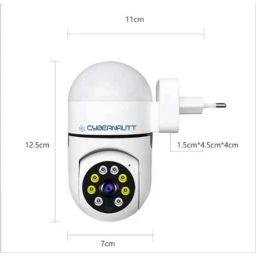 Cybernautt P2L 2MP HD PT Smart WiFi Camera with Night Vision, Motion Detect, Loop Recording, Two Way Audio &a; Support SD Upto 128 GB image 3