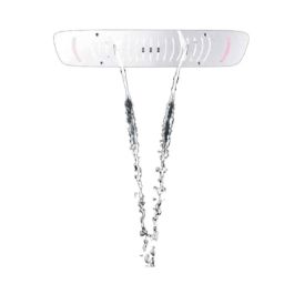 Aquieen Stainless Steel Round 2 Inlet Rain &a; Mist Ceiling Shower-10