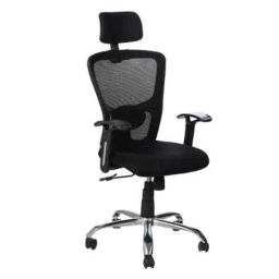 Regent Jazz Net &a; Metal New High Back Black Mesh Chair-0