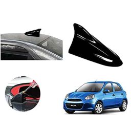 Auto Pearl ABS Black Universal Replacement Shark Fin Car Roof Antenna For Nissan Micra-image-100