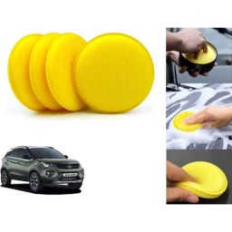 Auto Pearl Polyurethane Beige Washing &a; Waxing Polish Foam Sponge for Nexon 2020 (Pack of 4)-picture-32
