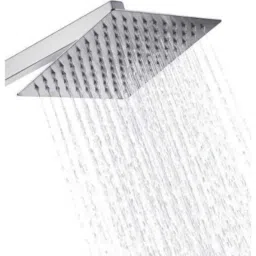 IRIS 12x12 inch Brass Chrome Finish Ultra Slim Shower Head, PRST 1503-image-32
