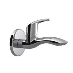 RN Boom 15mm Brass Chrome Silver Long Body Kitchen Sink Tap with Wall Flange, RNBMLB0003-image-48