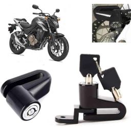 Auto Pearl Steel Black Heavy Duty Anti-Theft Disc Brake Lock for CB 500, Lock_304-picture-31