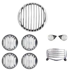 AllExtreme Standard Cusomized Headlight Heavy Grill Set for Indicator, Parking &a; Tail Light-picture-31
