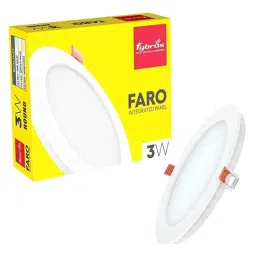 Fybros Faro 3W Polycarbonate Natural White Round LED Panel Light, FLS5052A-image-28
