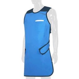 Spox 0.35mm Lead Vinyl Rubber Blue X-Ray Protection Apron, SXLA035MM1, Size: Free-image-1