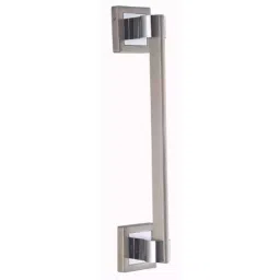 Quba Q-114 10 inch Brass Silver Chrome Plated Door Pull Handle, Q-114-PL-CP-33