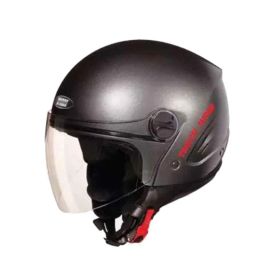 Studds Track Super Expanded Polystyrene Gun Grey Open Face Open Face Helmet, Size: Xtra Large-picture-25