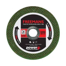 Freemans Power+ 4 inch Black &a; Green Reinforced Cut Off Wheel, CG+105 (Pack of 100)-picture-38