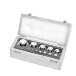 Rasayan 44106 1mg to 500mg Brass CP Analytical Weight Box-17