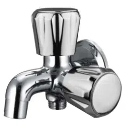 Drizzle Conty 2 in 1 Brass Chrome Finish Silver Bib Cock, ABC2IN1CONTI-picture-13