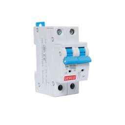 Devco 16A 10kA C Curve Double Pole MCB, MCB20160C-3