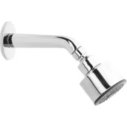 Alturas 3 inch ABS Round Chrome Wall Mounted Rain Overhead Shower with 9 inch Arm-picture-4