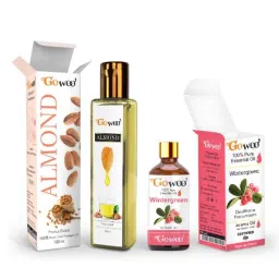GoWoo 2 Pcs 10ml Natural Wintergreen Aroma Oil &a; 100ml Almond Carrier Oil Set, GWOC1297-P48+P164-picture-16