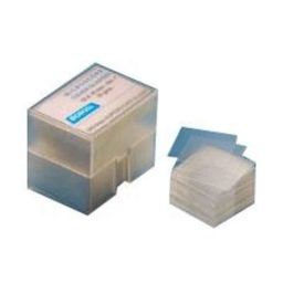 Borosil 100 Pcs 18x18mm Square Cover Glass Box, 9115501-15