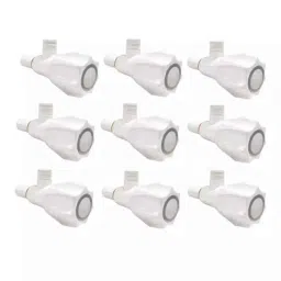 Fastgear Plastic White Chrome Finish Angle Valve, FG1000 (Pack of 9)-image-88