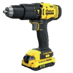 Stanley Fatmax 20V 1.5Ah 50Nm V20 Brushed Cordless Hammer Drill, SCD711C2K-34