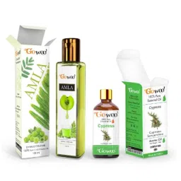 GoWoo 2 Pcs 10ml Natural Cypress Aroma Oil &a; 100ml Amla Carrier Oil Set, GWOC488-P18+P165-picture-35