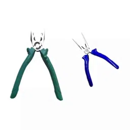 Sky Blue 2 Pcs 7.8 inch Groove Plier Combo-picture-44